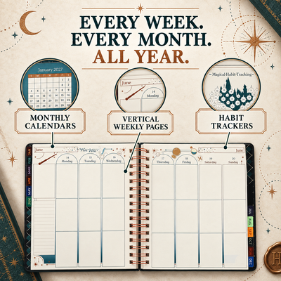 Harry Potter Return to Hogwarts 2027 Weekly Planner