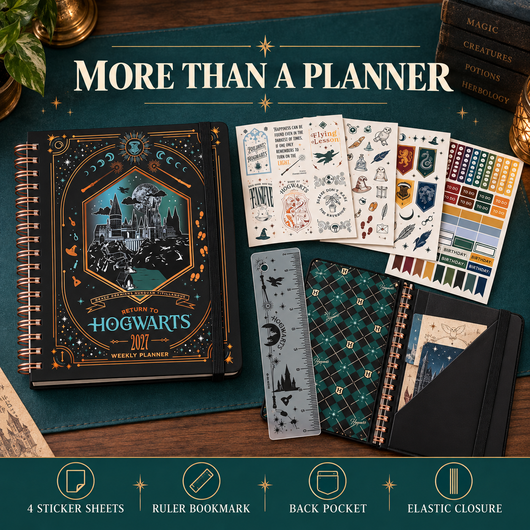 Harry Potter Return to Hogwarts 2027 Weekly Planner